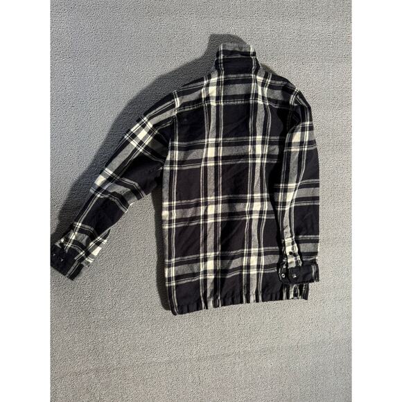 Lauren Ralph Lauren Petite Wool Plaid Jacket Women S black white - Picture 7 of 8